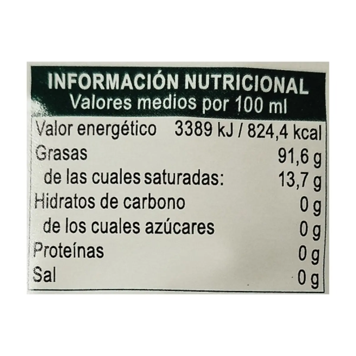 Aceite de oliva Vima Foods (1 L) - Thumbnail 3