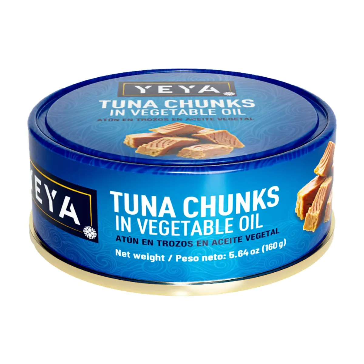 Atún en trozos en aceite vegetal YEYA (160 g / 5.64 oz)