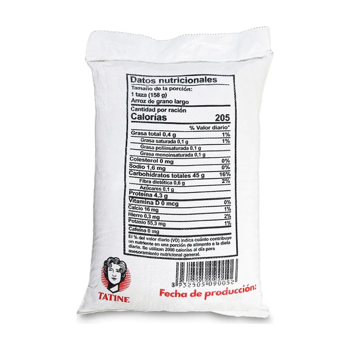 Arroz de grano largo 5% de grano partido Tatine (5 kg / 11.02 lb) - Thumbnail 3