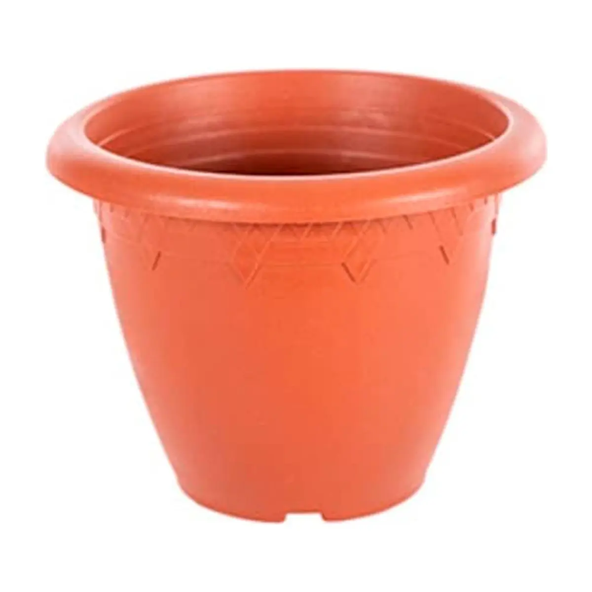 Maceta de plástico Elsa color terracota de 15 cm Casa y Menaje