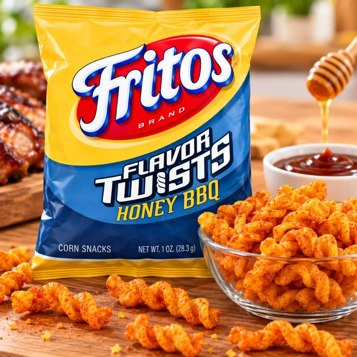 Aperitivos de maíz sabor a miel y barbacoa Fritos (28.3 g / 1 oz) - Miniatura 4