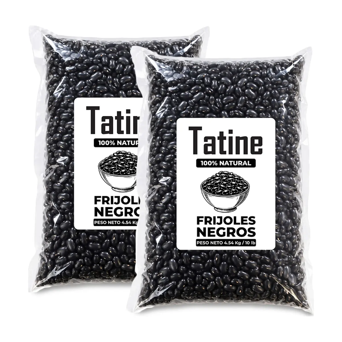Frijoles negros Tatine (2 x 4.54 kg / 10 lb)