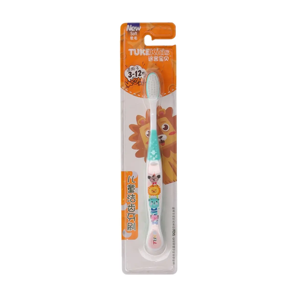 Cepillo de dientes medianos para niños TukeKids