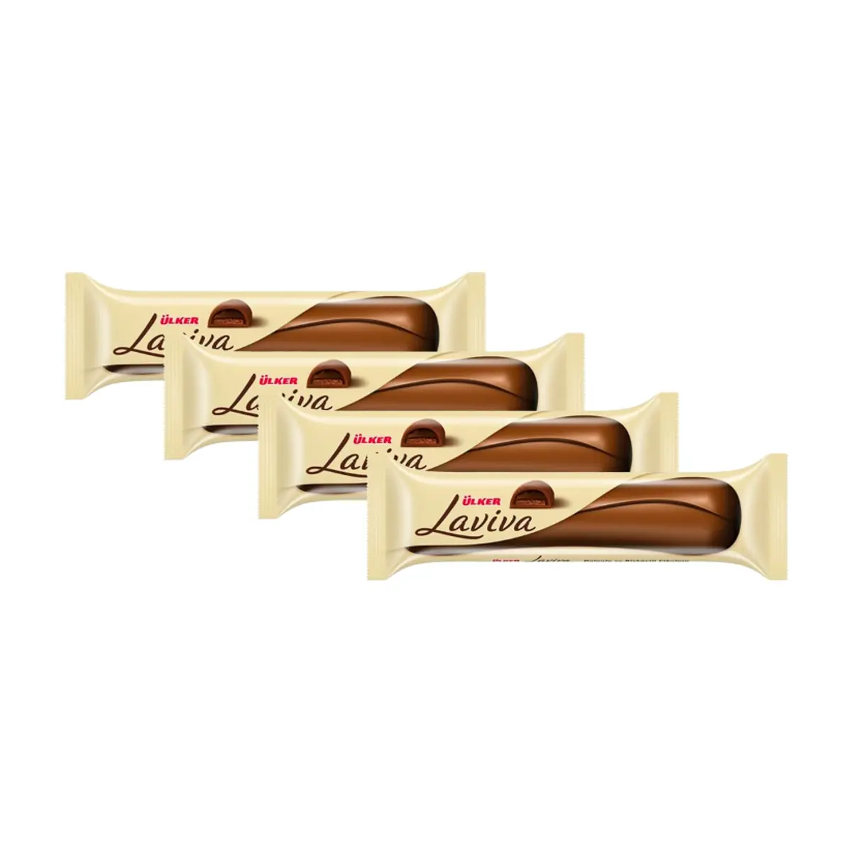 Barra de chocolate rellena de chocolate y cacao Ulker ( 4 x 35 g / 1.23 oz)