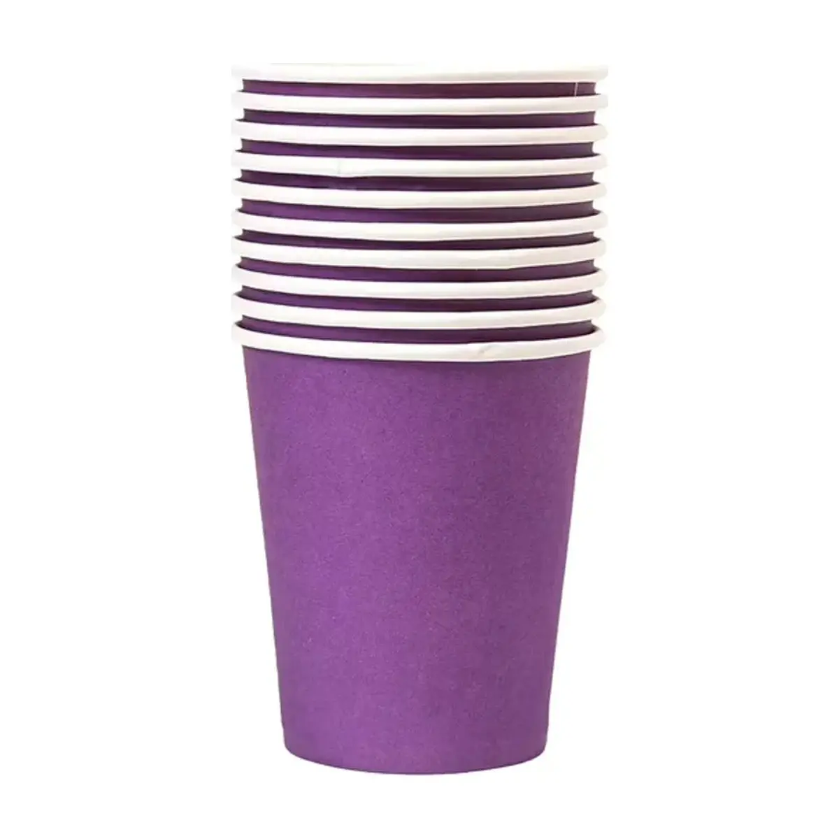 Vasos desechables Morado