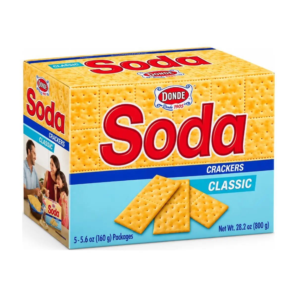 Galletas de soda Dondé (800 g / 1.76 lb) - Thumbnail 6