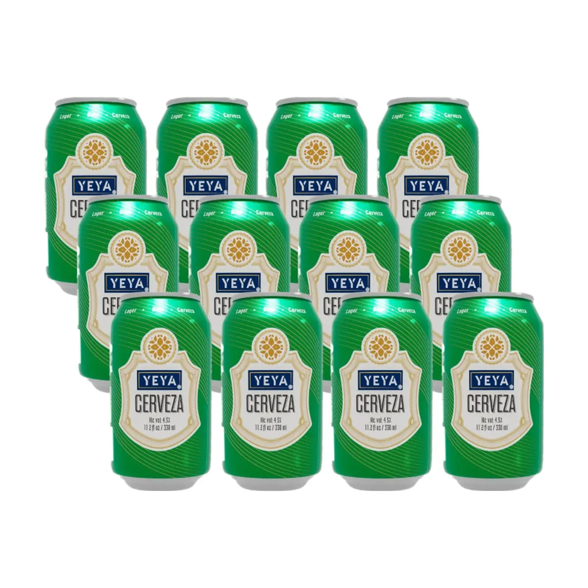 Cerveza YEYA (12 x 330 ml / 11.2 fl oz)