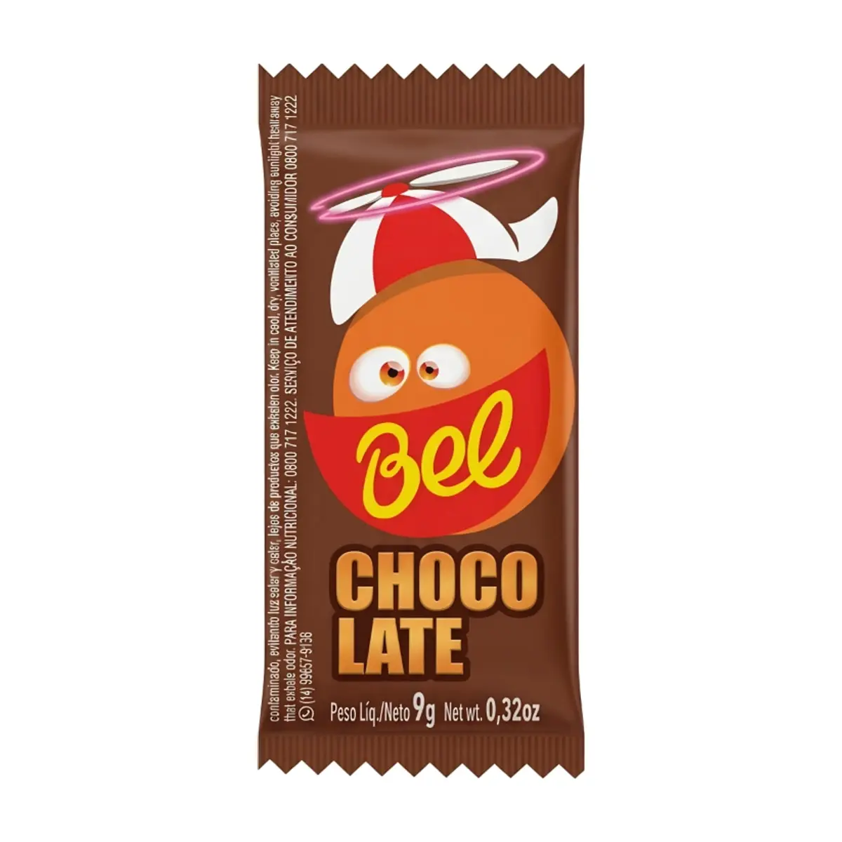 Bombón de chocolate relleno de crema de chocolate Bel (9 g / 0.32 oz) - Thumbnail 2