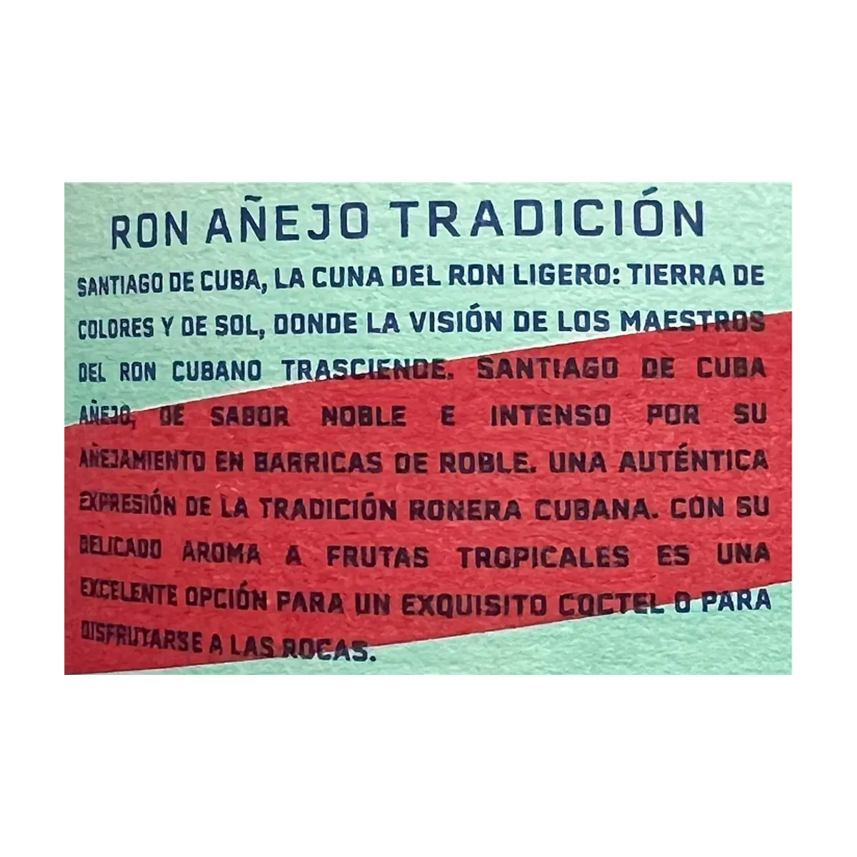 Ron añejo tradición 38 % vol Santiago de Cuba (700 ml) - Thumbnail 3
