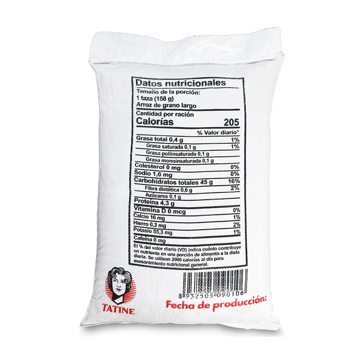 Arroz de grano largo 5% de grano partido Tatine (10 kg / 22 lb) - Thumbnail 3