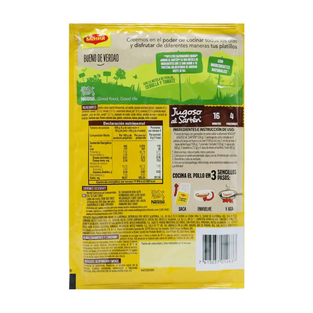 Papelitos sazonadores a la leña Maggi (24 g / 0.85 oz) - Thumbnail 4