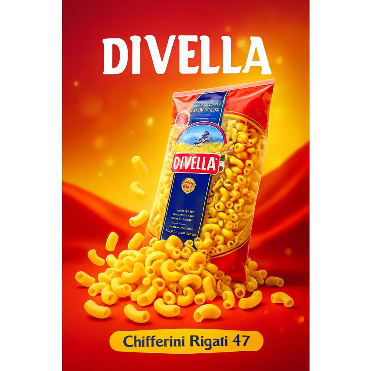 Pasta de macarrones Divella (500 g / 1.10 lb) - Thumbnail 4