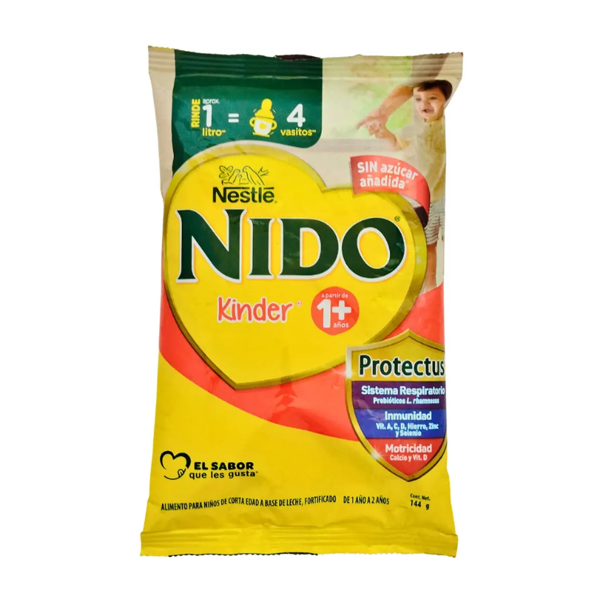 Alimento fortificado a base de leche para niños de 1 a 3 años Nestlé Nido (144 g / 5.07 oz) - Thumbnail 8