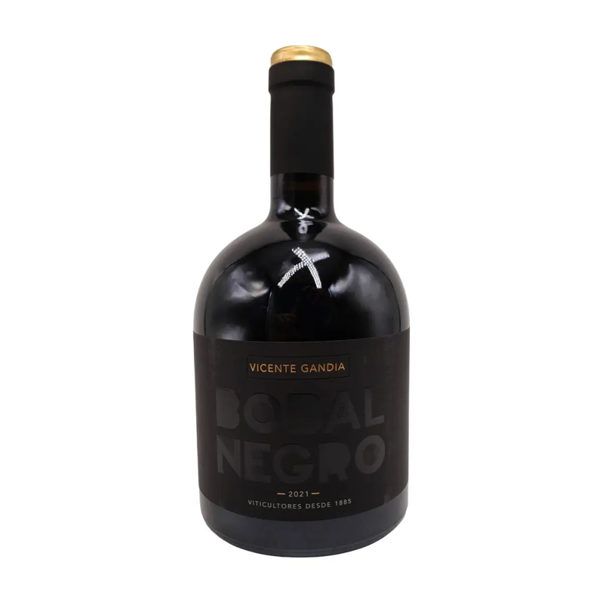 Vino tinto -Bobal Negro-Vicente Gandia (750 ml)