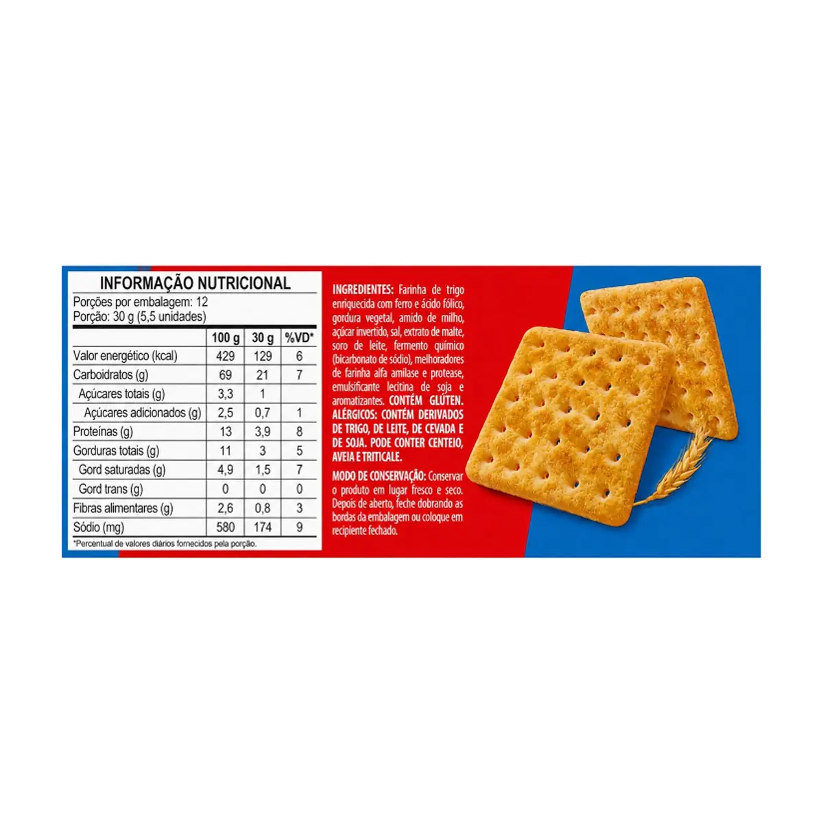 Galletas agua y sal Todeschini (360 g / 12 oz) - Miniatura 6