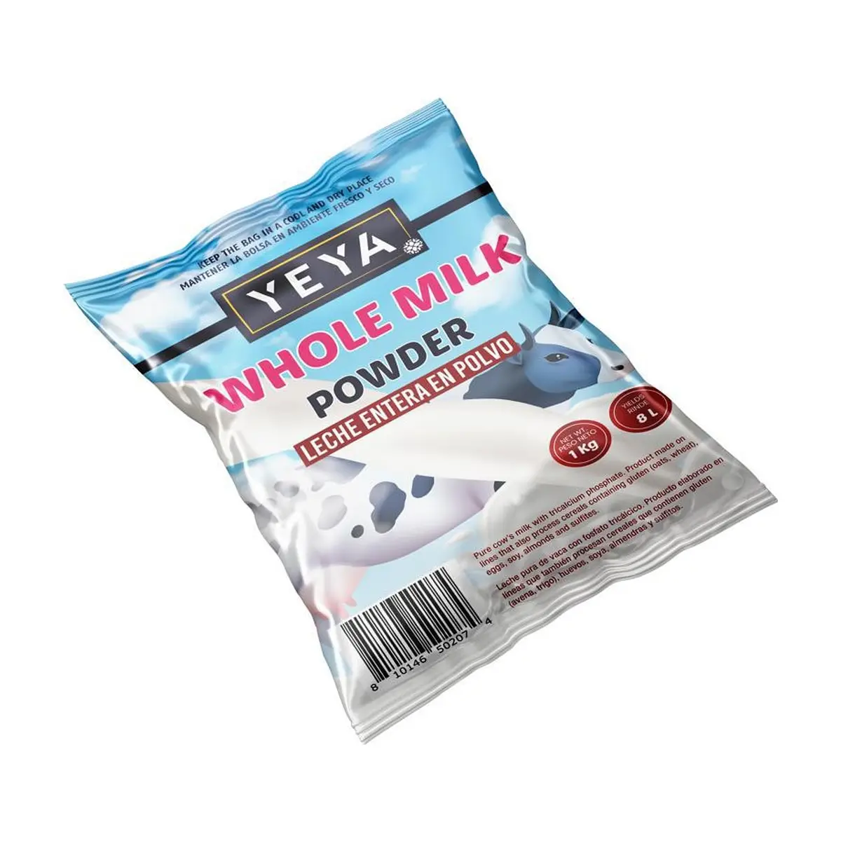 Leche entera en polvo YEYA (1 kg / 2.2 lb) - Thumbnail 2