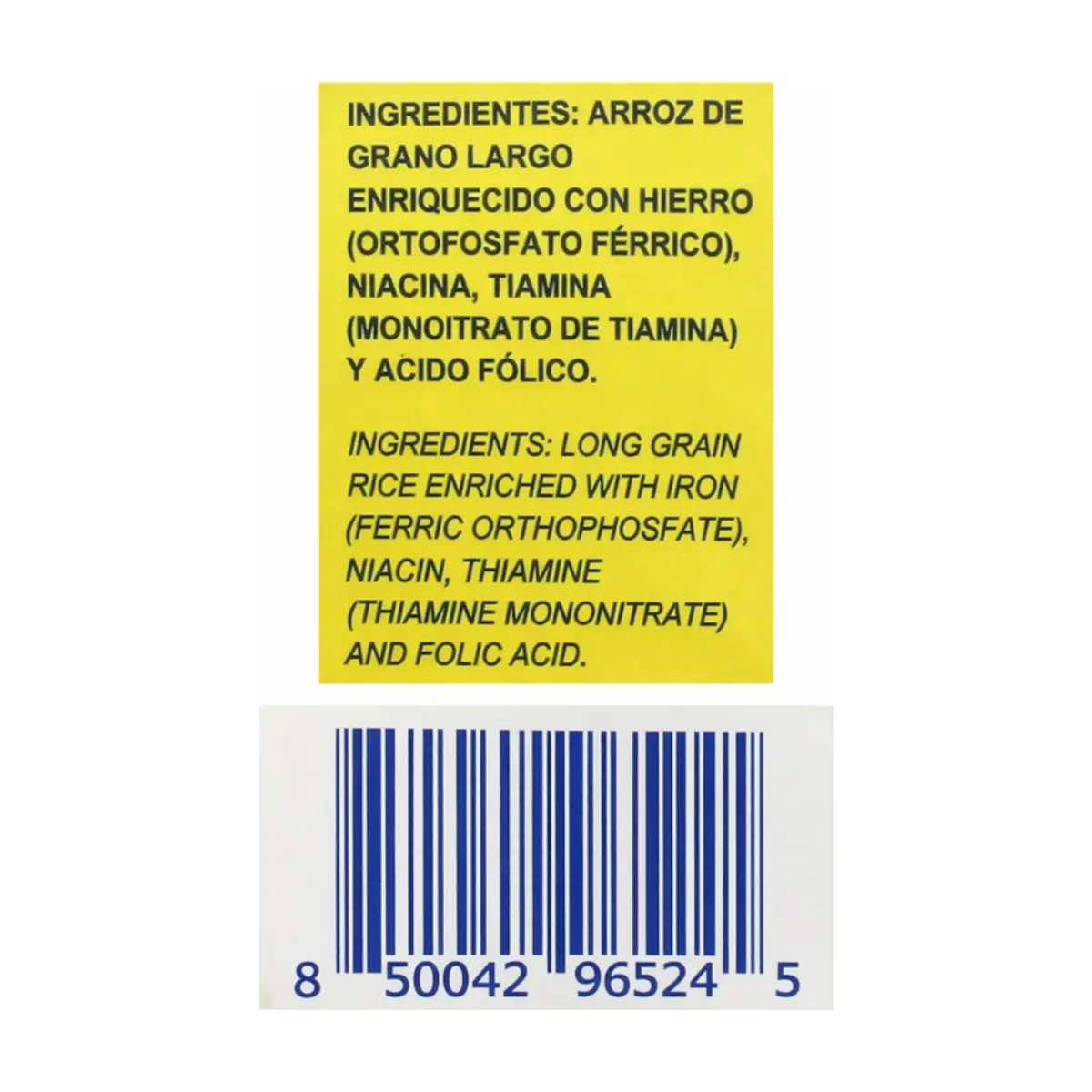 Arroz de grano largo Del Campo (2.27 kg / 5 lb) - Miniatura 2