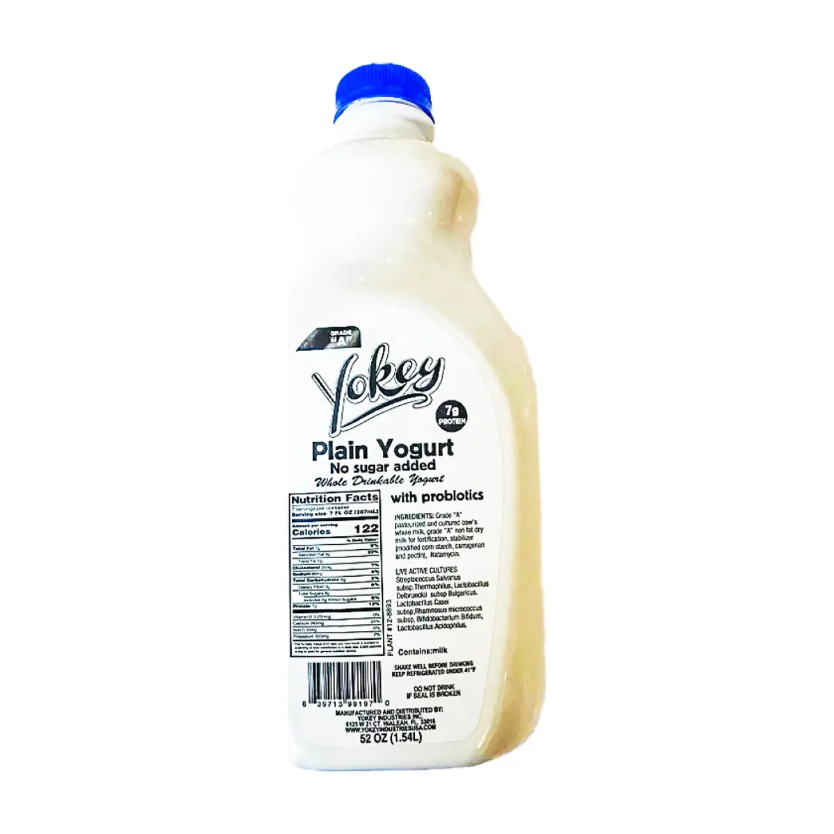 Yogurt natural sin azúcar con probióticos Yokey (1.54 L) - Miniatura 2