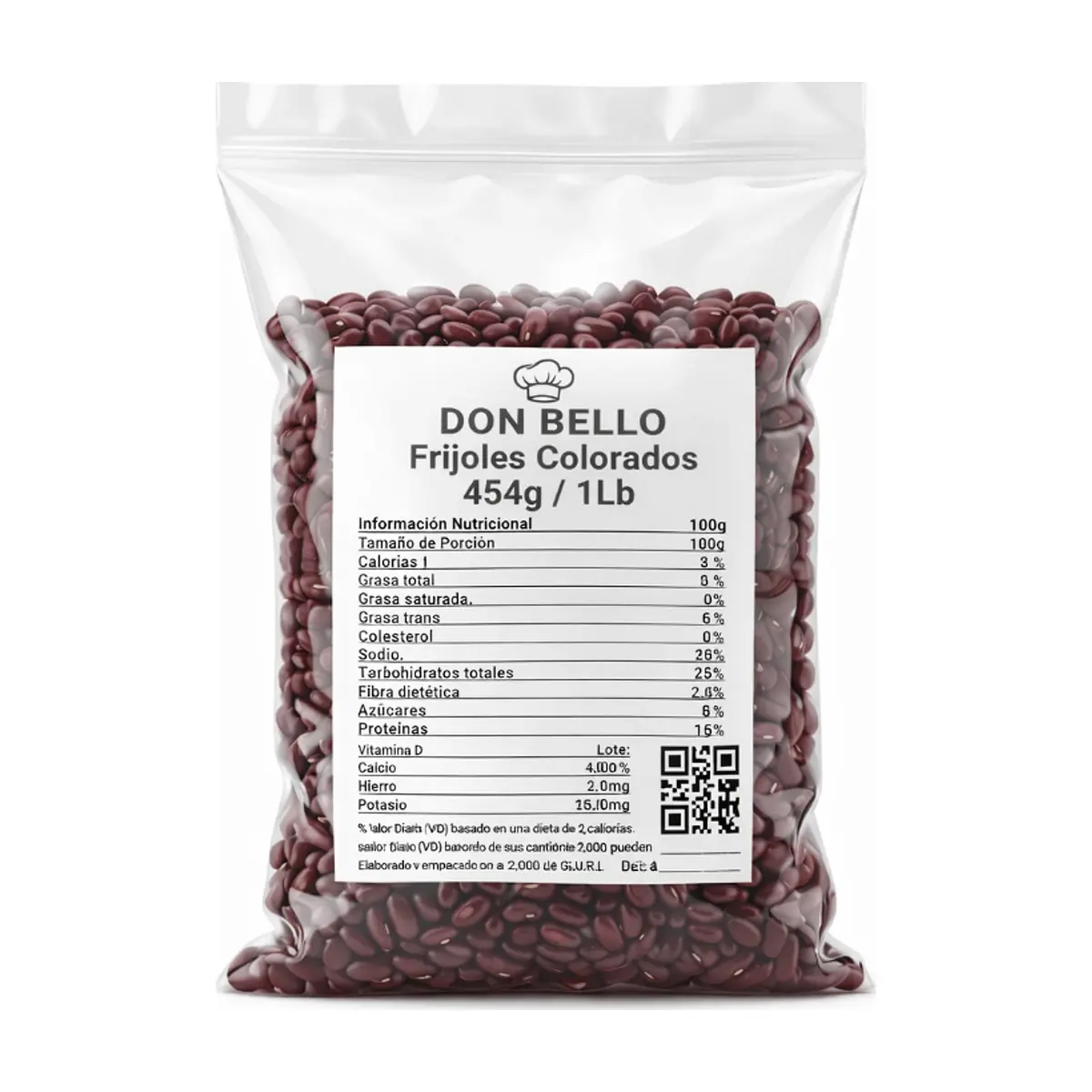 Frijoles colorados Don Bello (454 g / 1lb) - Imagen 1