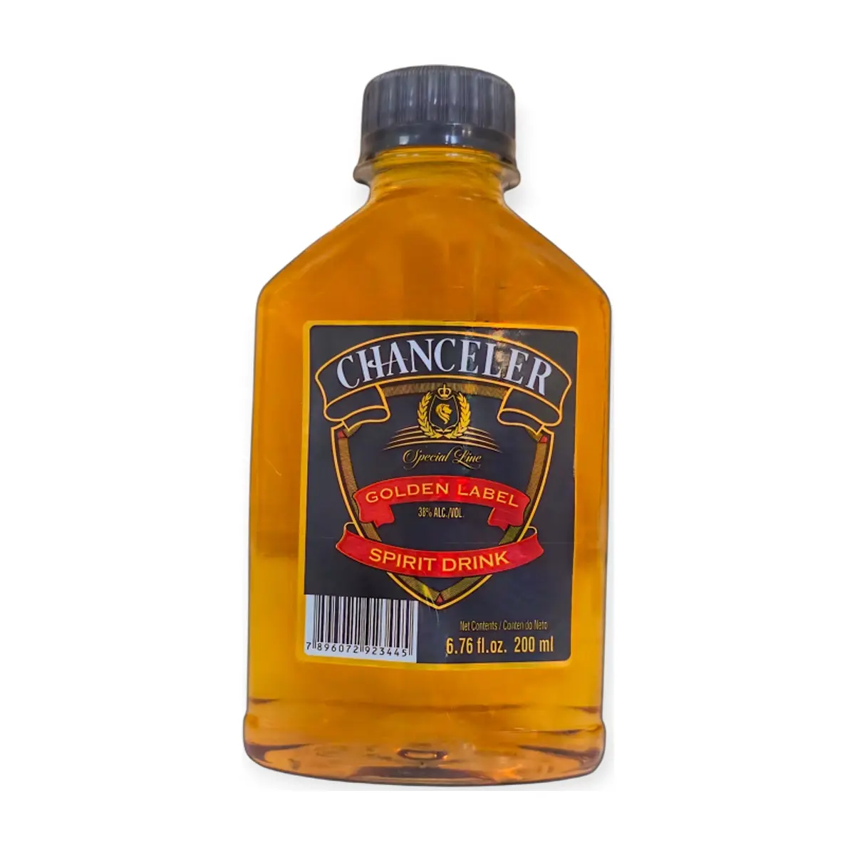 Whisky línea especial etiqueta dorada Chanceler (200 ml)