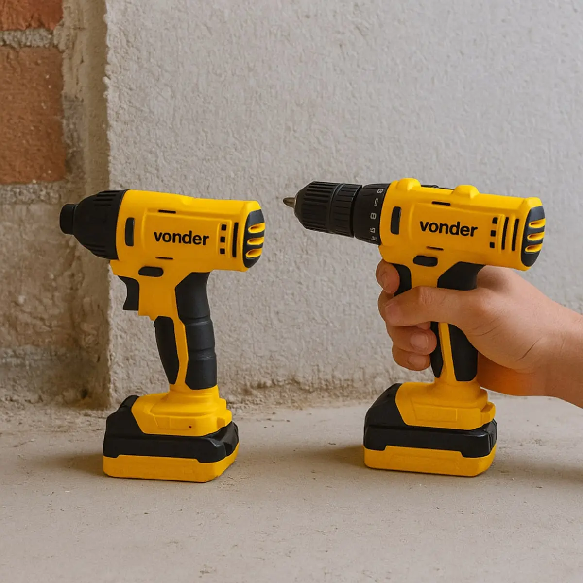 Taladro atornillador a batería con impacto PFBV012 Vonder - Thumbnail 5