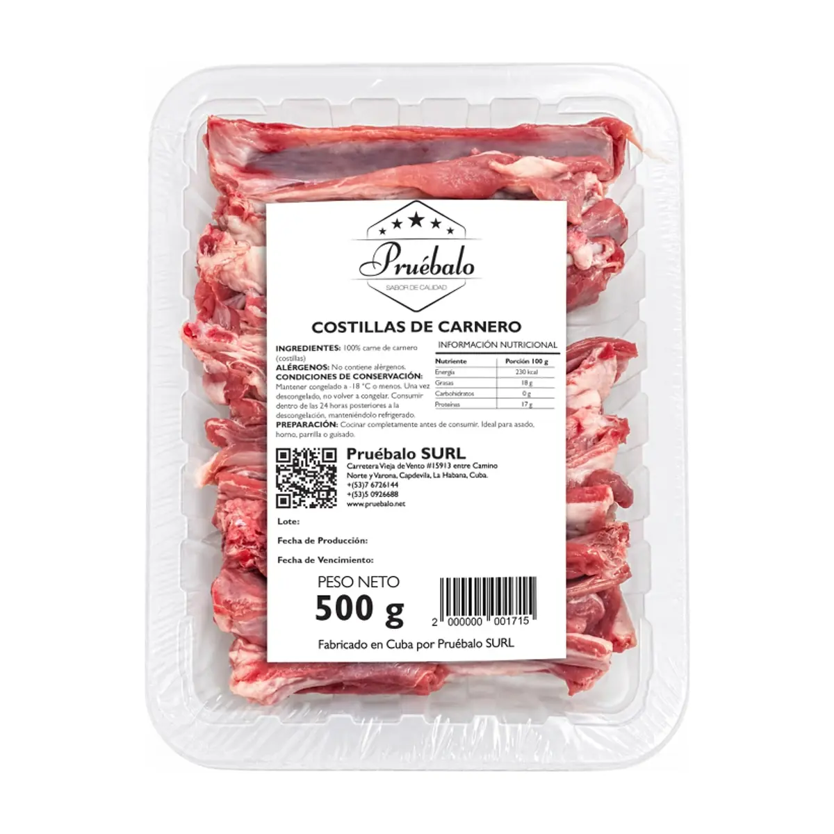 Costillas de carnero Pruébalo (500 g / 1.1 lb) - Miniatura 2