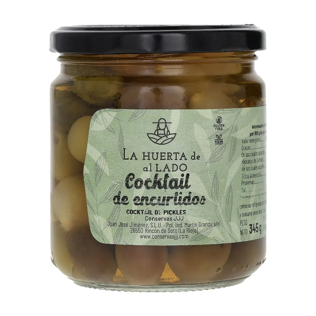 Cocktail de encurtidos La Huerta de al Lado (345 g / 12.16 oz)