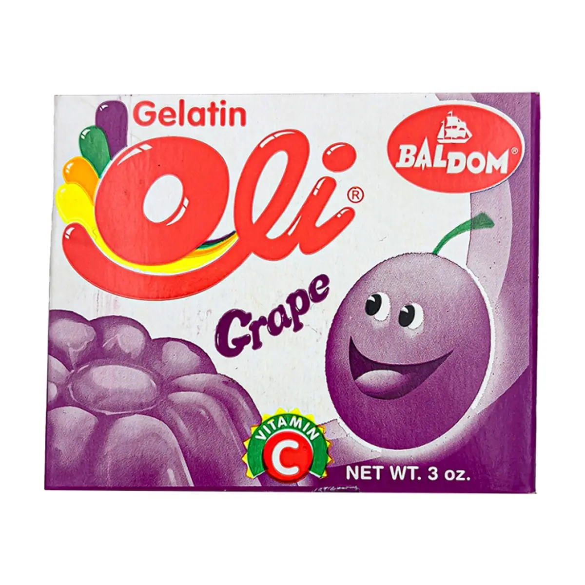 Gelatina sabor uva Oli (85 g / 3 oz) - Thumbnail 4
