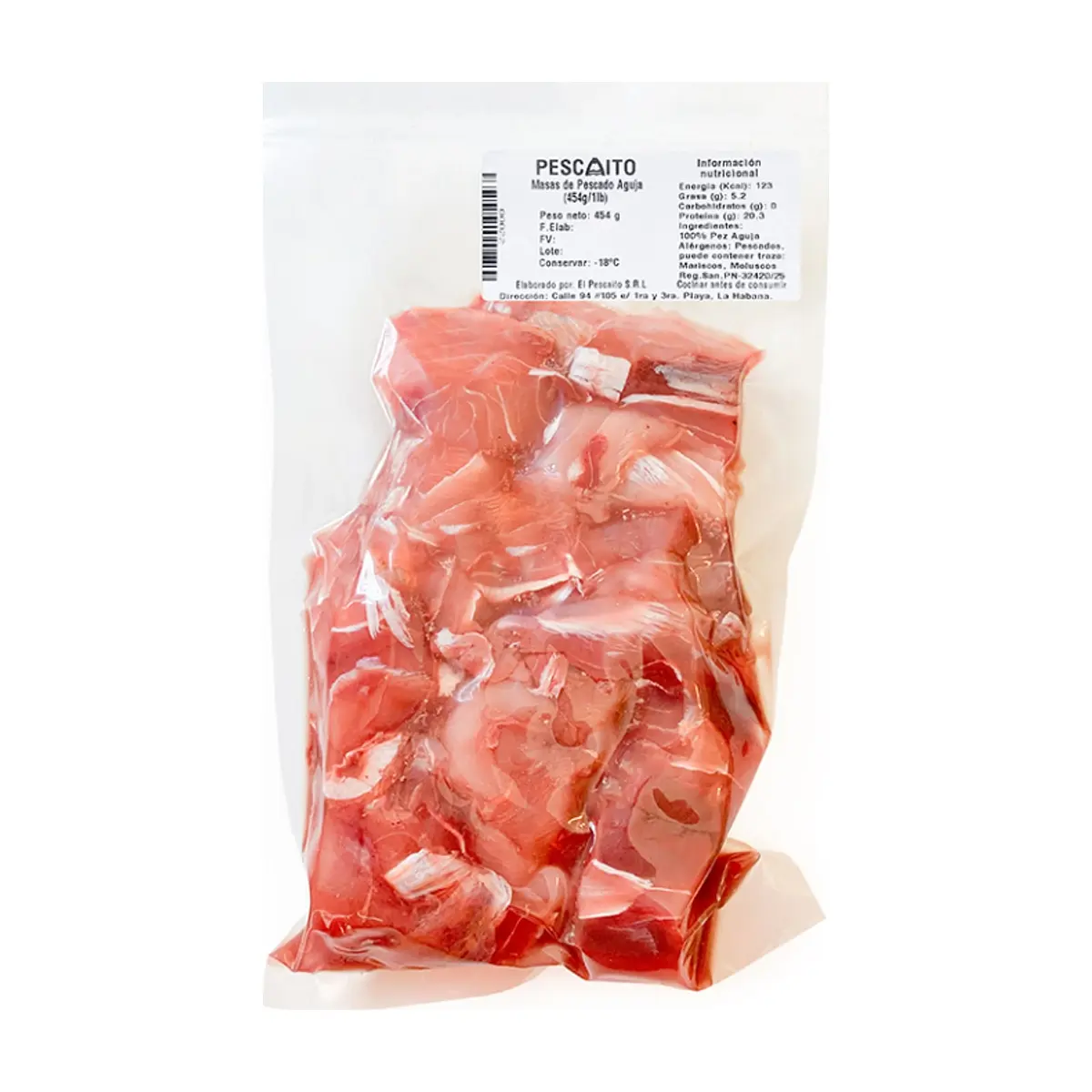 Masas de pescado aguja Pescaito (454 g / 1 lb) - Thumbnail 2