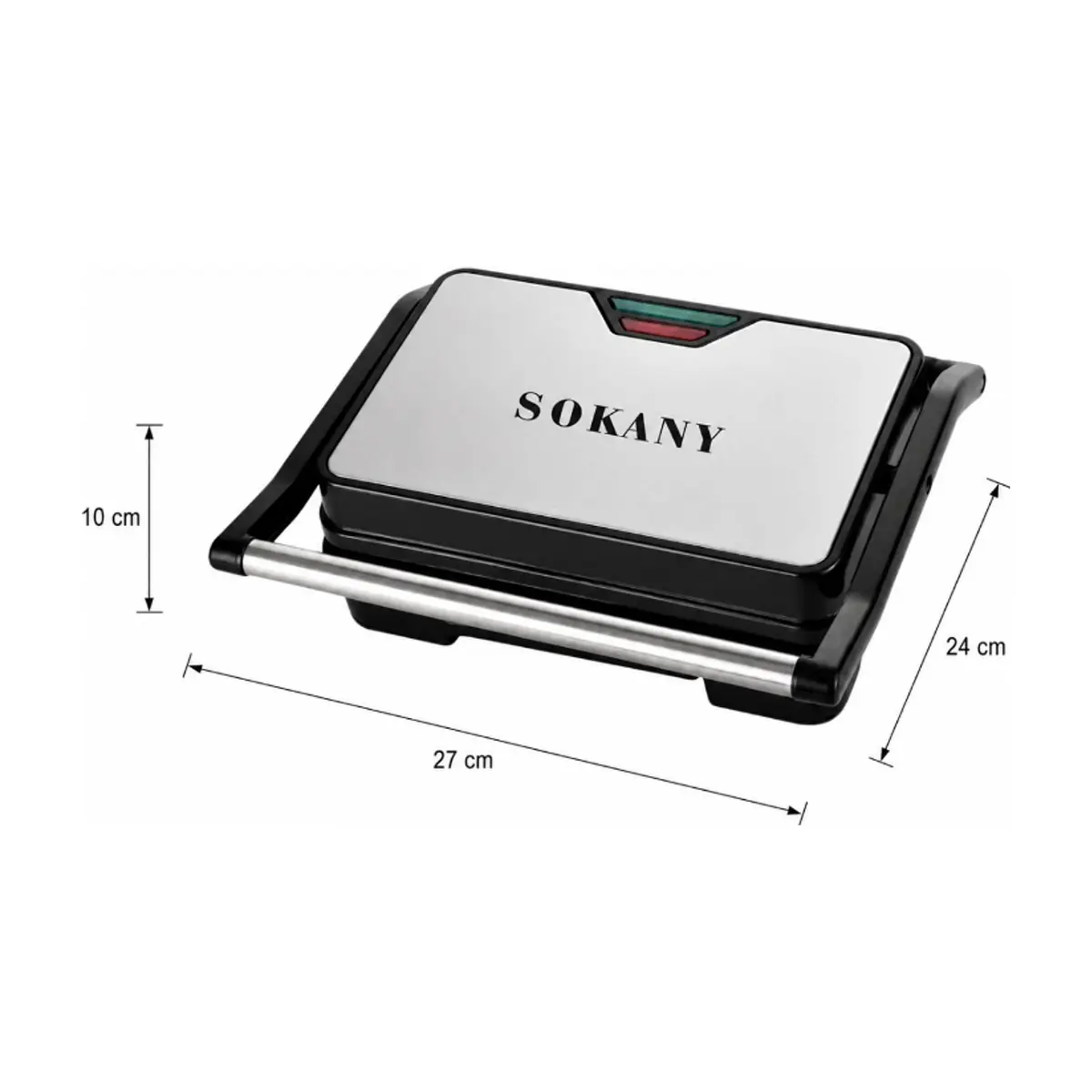 Parrilla sandwichera Sokany SK-223 - Thumbnail 2