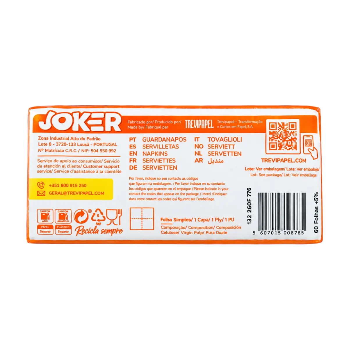 Servilletas Joker (60 U) - Thumbnail 2