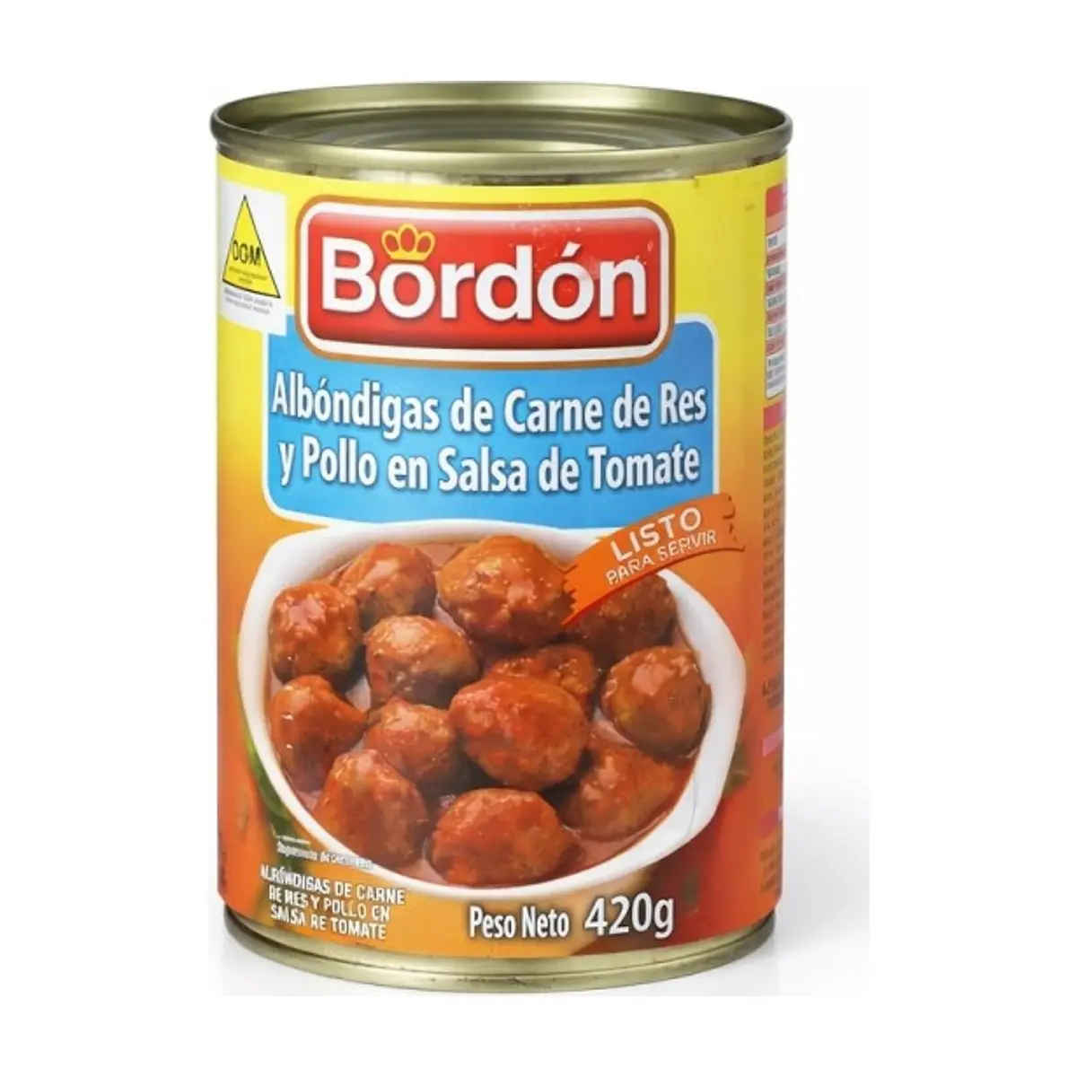 Albóndigas de Carne y Pollo en Salsa de Tomate (420g) BORDON - Image 1