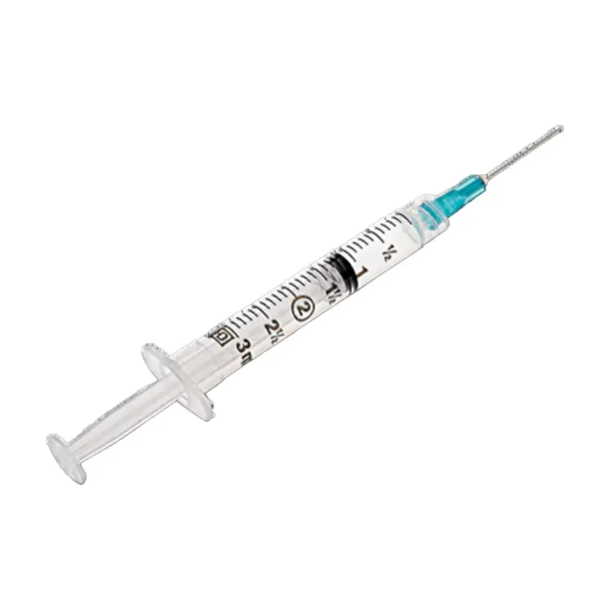 Jeringa Medica Luer-Lok 3 ml con aguja 23G x 1’‘ BD Plastipak