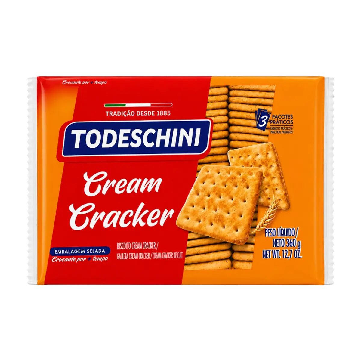 Galletas cream cracker Todeschini (360 g / 12.7 oz)
