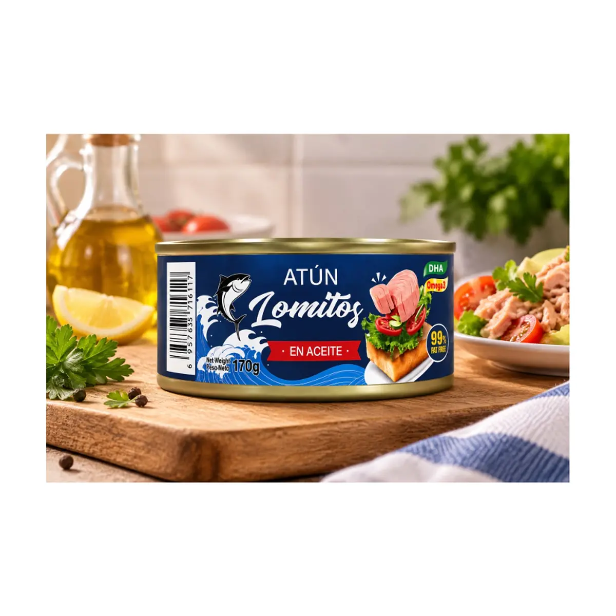 Atún lomitos en aceite Lucy (170 g / 5.99 oz) - Thumbnail 4