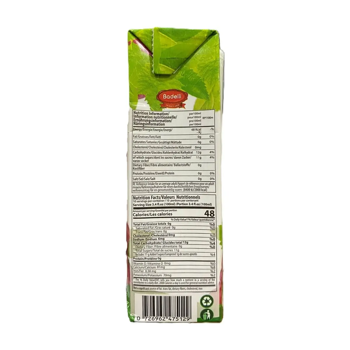 Jugo de uva Badelli (200 ml / 6.76 oz fl) - Miniatura 3
