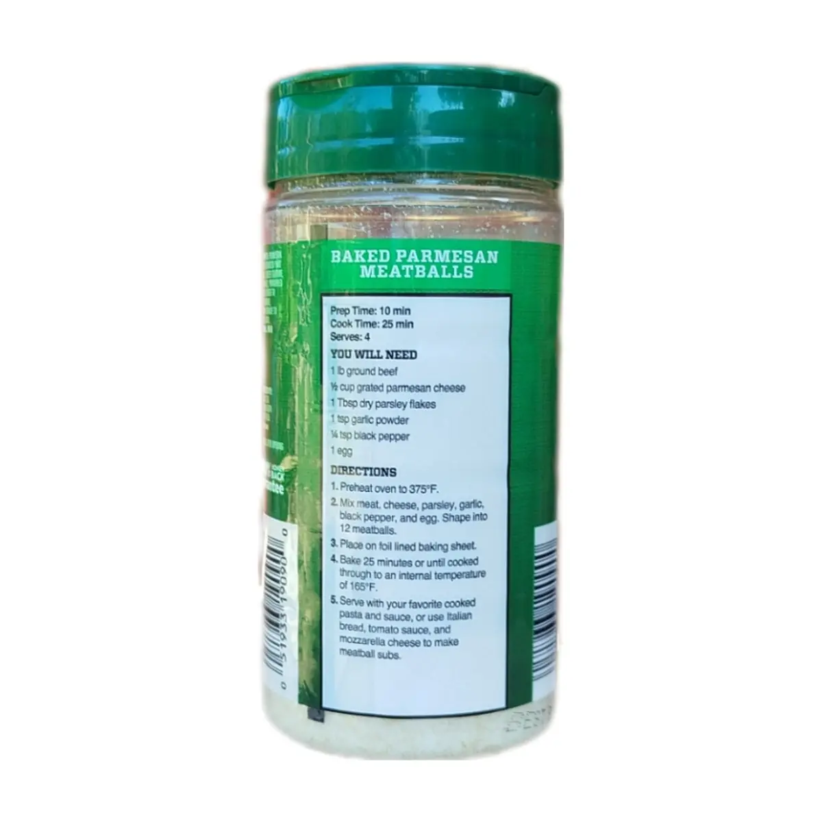 Queso parmesano rallado Mantia' S (227 g / 8 oz) - Thumbnail 3