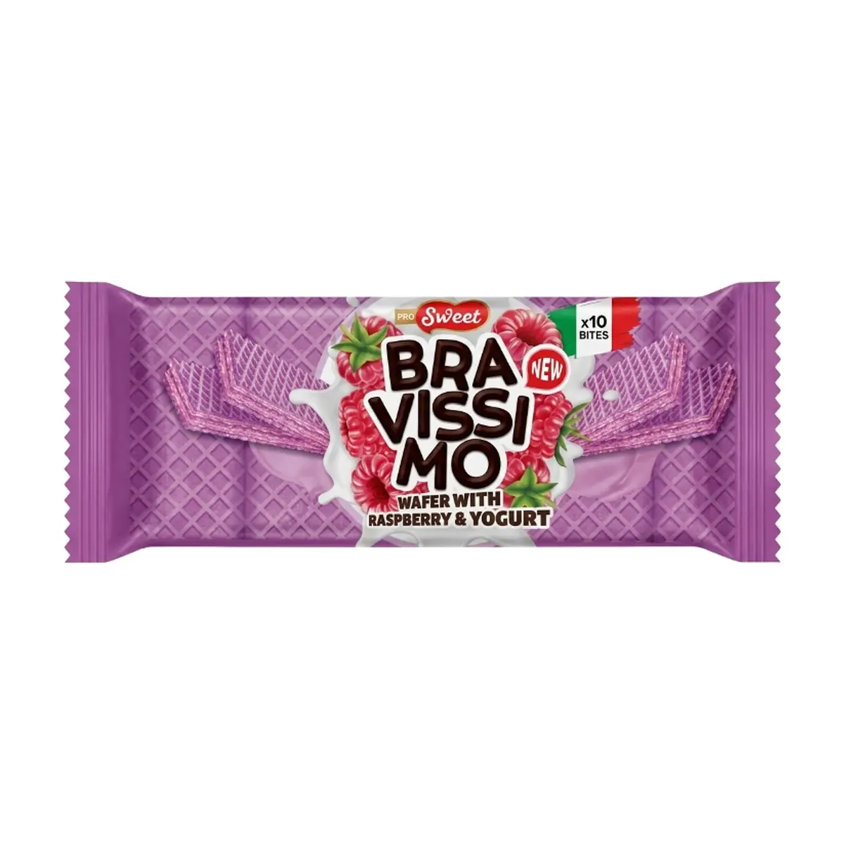 Sorbetos sabor frambuesas y yogurt Bravissimo ProSweet (50 g / 1.76 oz) - Miniatura 1