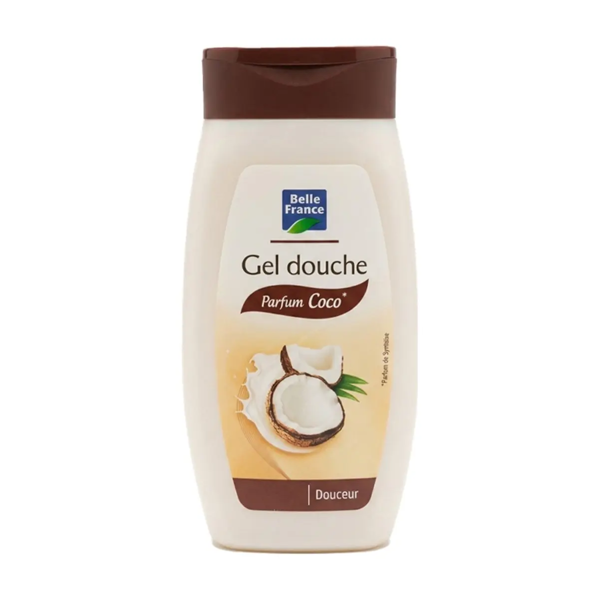 Gel de ducha con perfume de coco Belle France (250 ml)