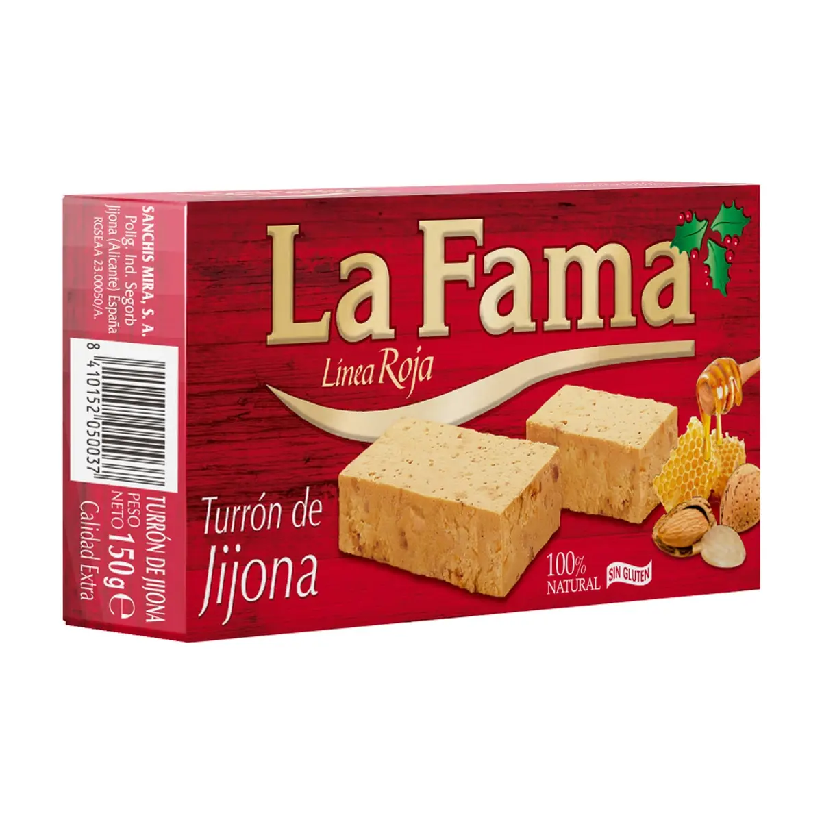 Turrón de jijona La Fama (150 g / 5.3 oz) - Imagen 1