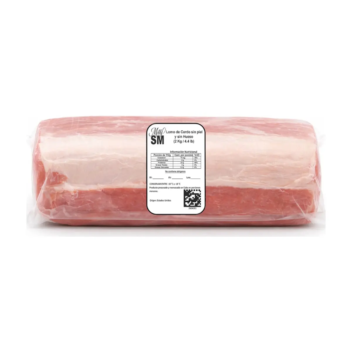 Lomo de cerdo sin hueso y sin piel May SM (2 kg / 4.4 lb) - Thumbnail 2