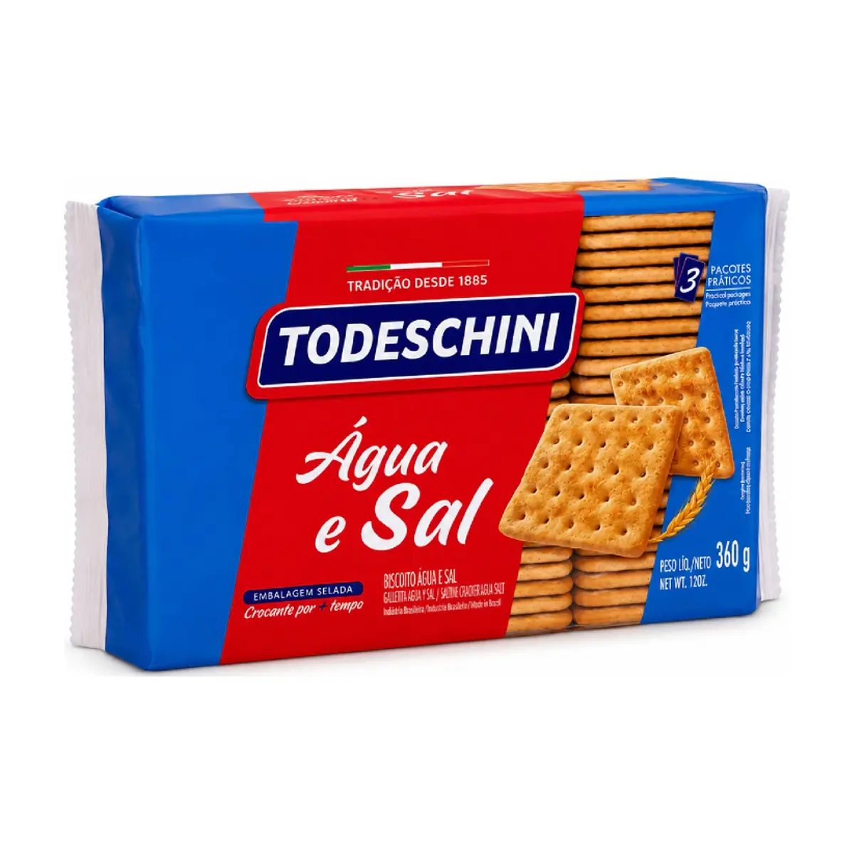 Galletas agua y sal Todeschini (360 g / 12 oz) - Miniatura 4