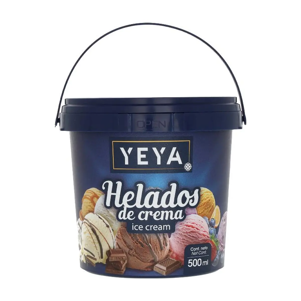 Helado de crema sabor a chocolate YEYA (500 ml)