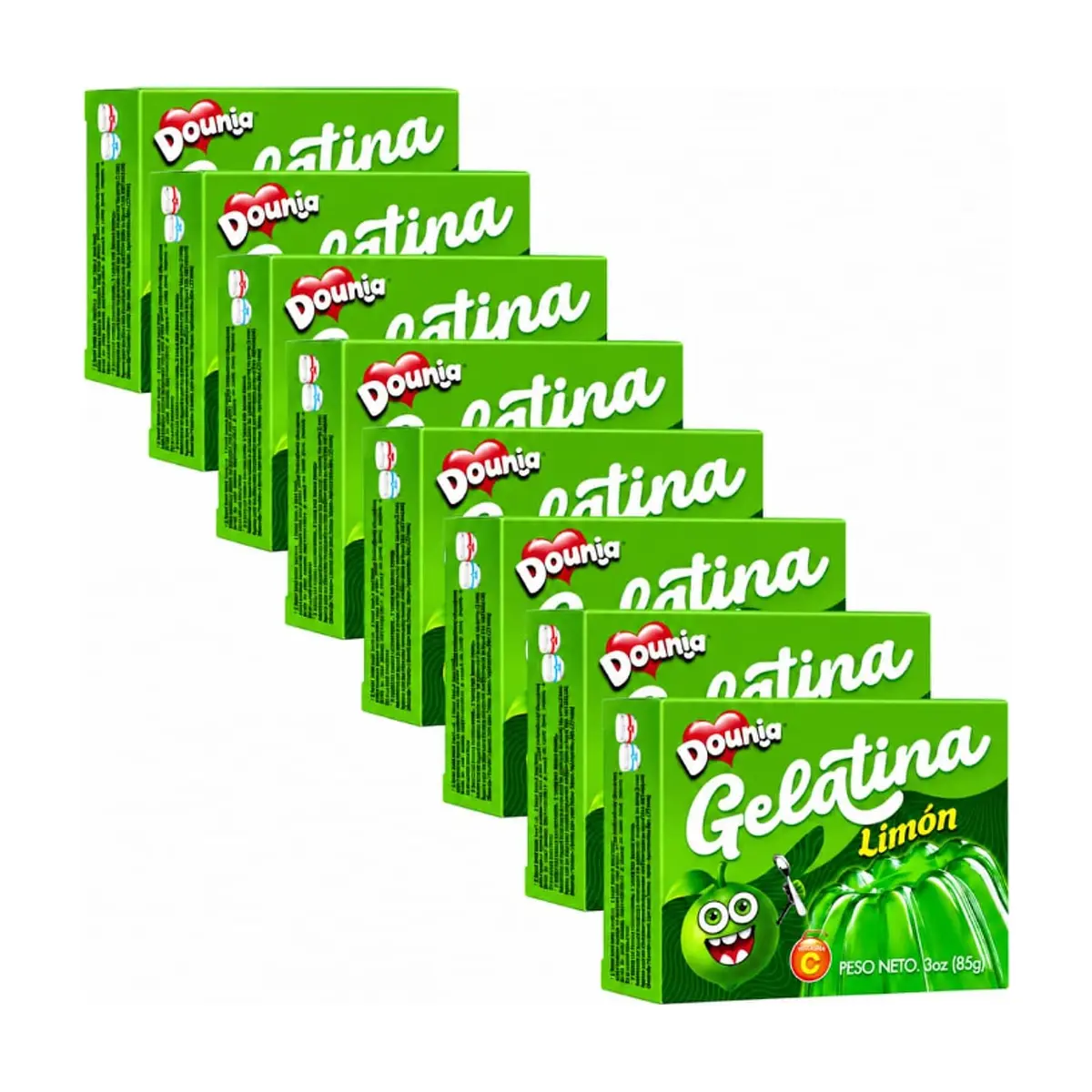 Gelatina con sabor a limón Dounia (8 x 85 g / 3 oz) - Miniatura 1