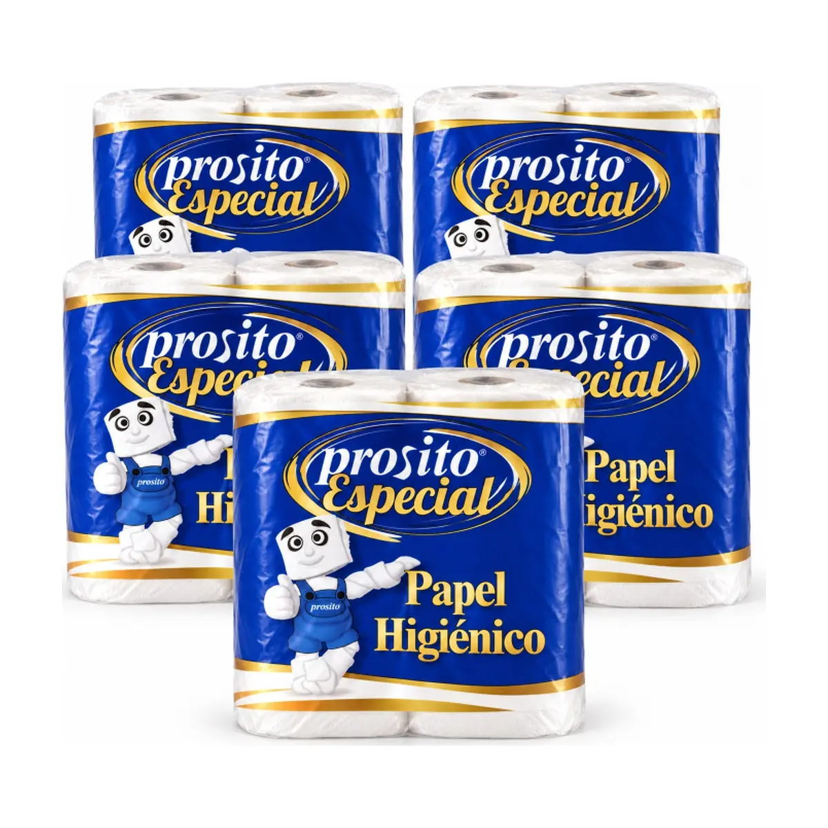 Papel higiénico especial Prosito (5 x 4 U) - Miniatura 1
