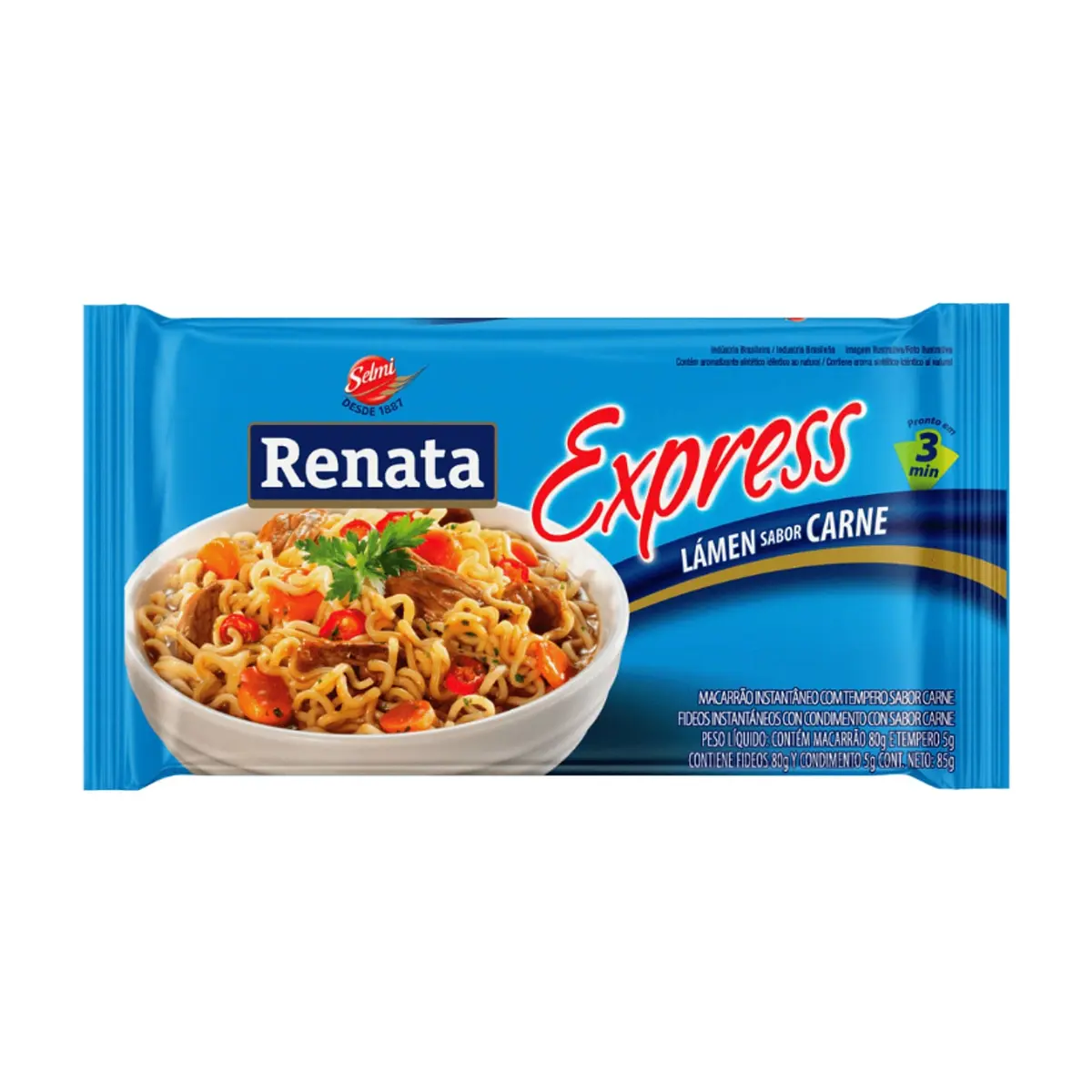 Fideos instantáneos sabor a carne Renata (85 g / 3 oz)