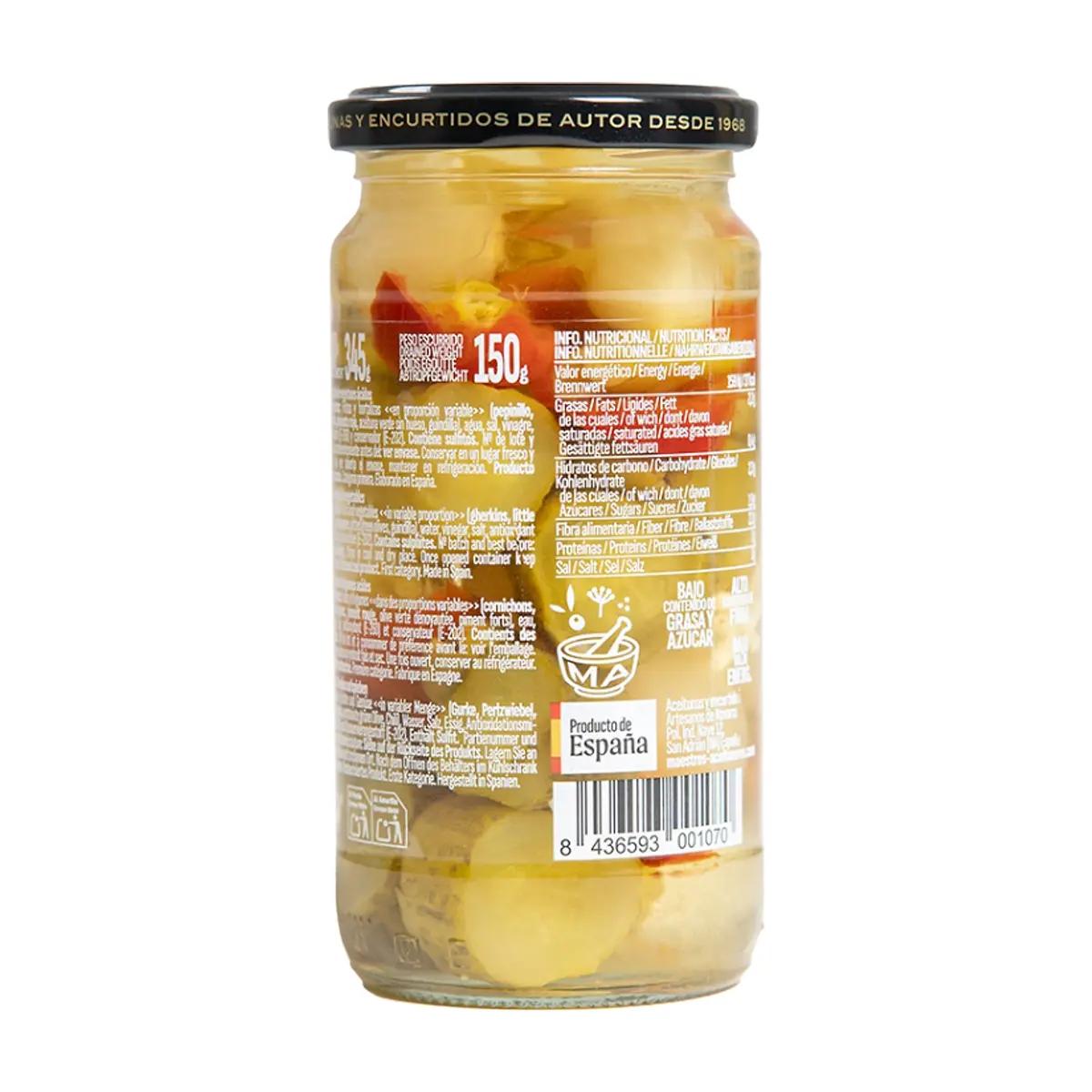 Banderilla Picante Troceada Maestros Aceituneros (345 g / 12.17 oz) - Thumbnail 2
