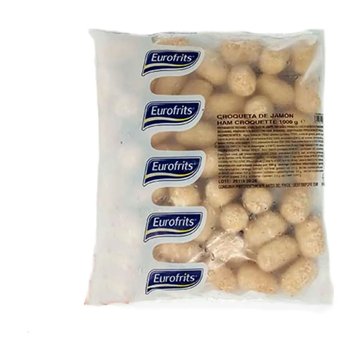 Croquetas de jamón Eurofrits (1 kg / 2.2 lb)