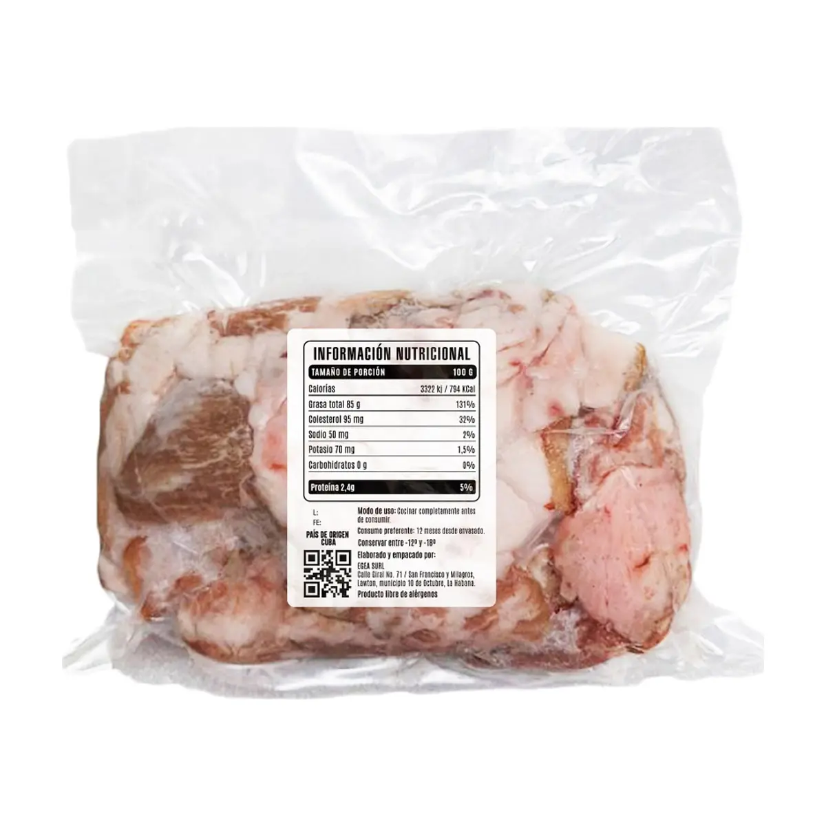 Grasa de cerdo Cosecha Real (1 kg / 2.2 lb) - Miniatura 3