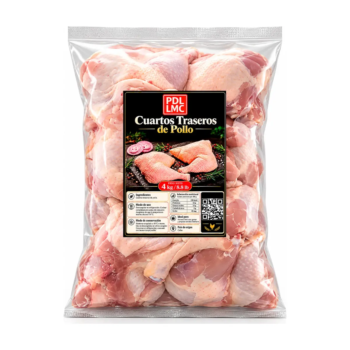 Cuartos traseros de pollo con piel y con hueso PDL LMC (4 kg / 8.8 lb) - Thumbnail 2